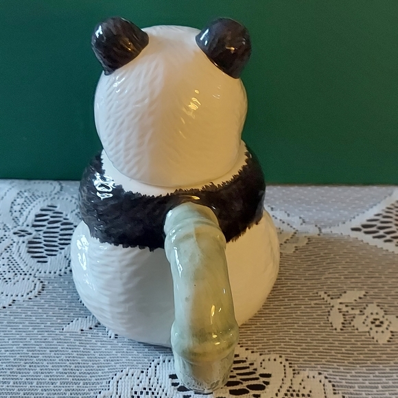 Porcelain Panda Teapot - Picture 7 of 9